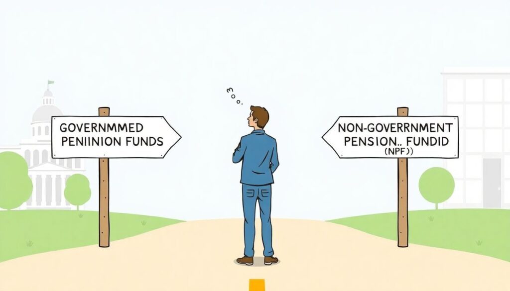 Как выбрать пенсионный фонд и план - иллюстрация