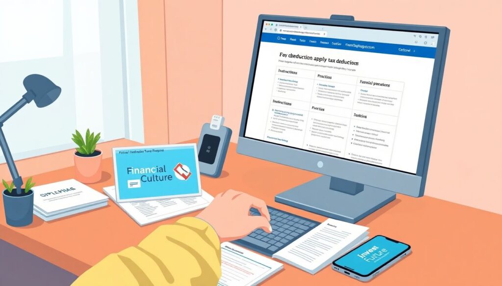 Как оформить налоговый вычет через работу - иллюстрация