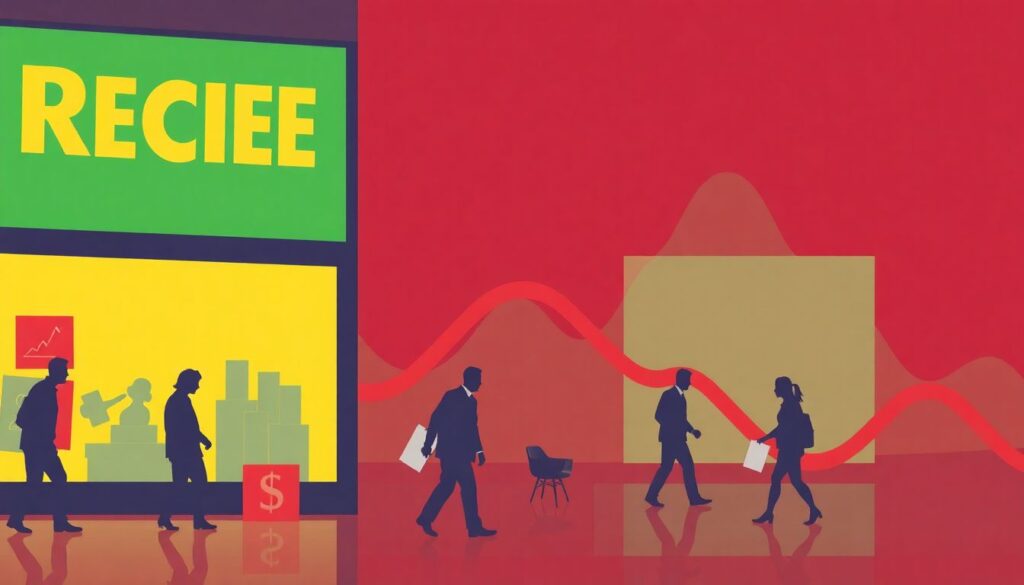 Что такое рецессия и как она влияет на личные финансы - иллюстрация