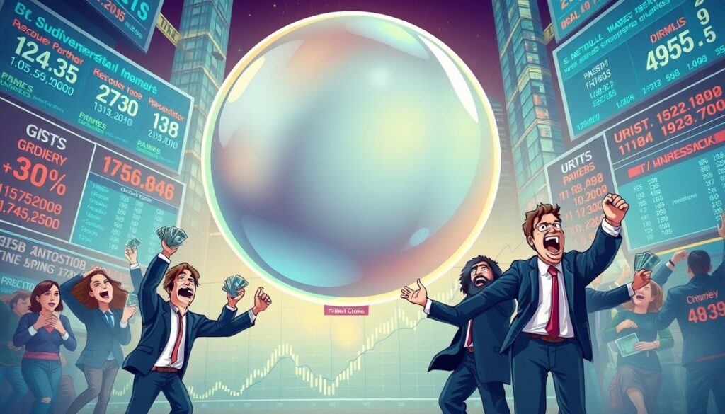 Что такое финансовый пузырь - иллюстрация