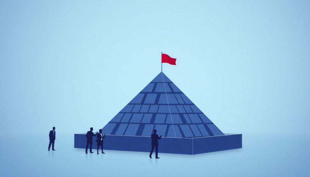 Что такое финансовая пирамида и как ее распознать - иллюстрация