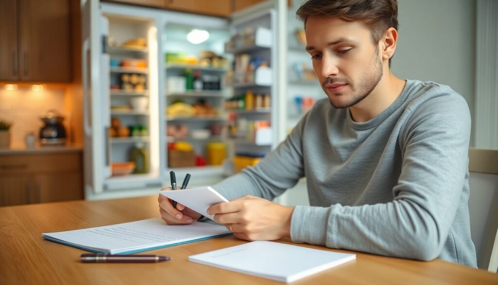 Пошаговый план экономии на покупках в магазине - иллюстрация