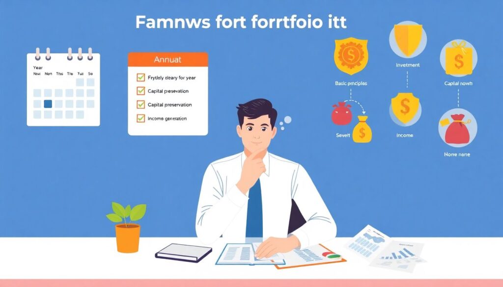 Этапы формирования инвестиционного портфеля на год - иллюстрация