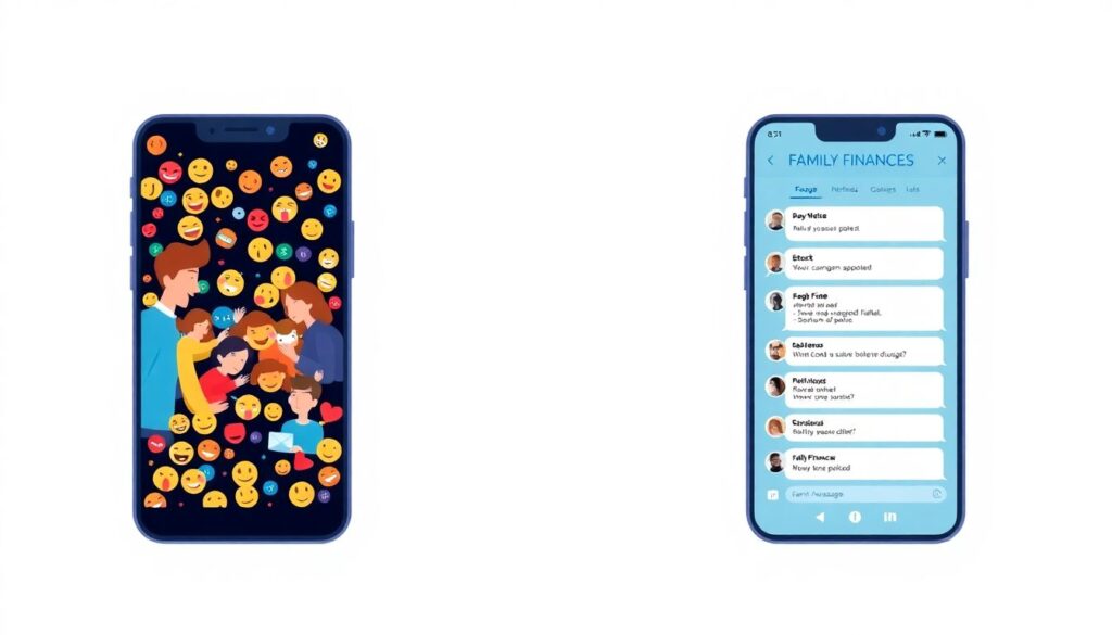Как организовать финансовый чат в семье - иллюстрация