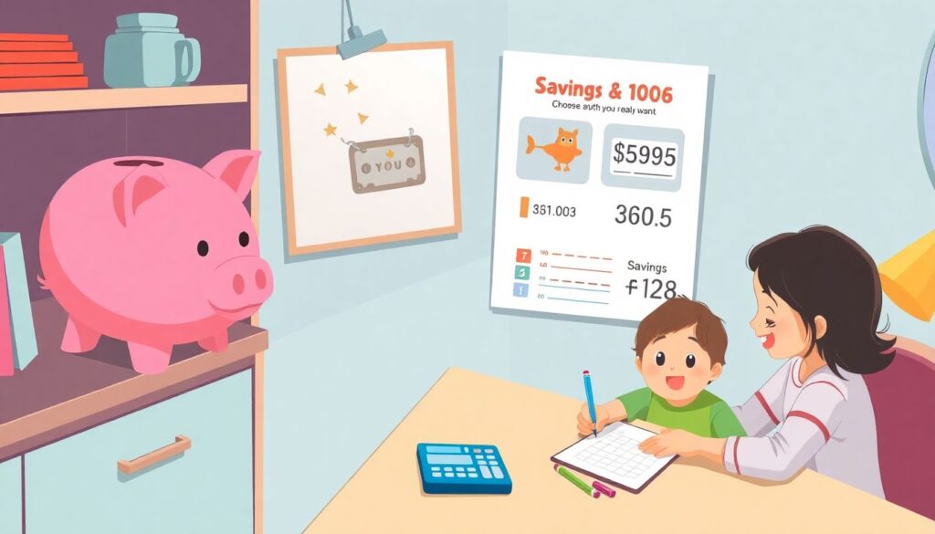 Как научить детей экономить и управлять карманными деньгами - иллюстрация