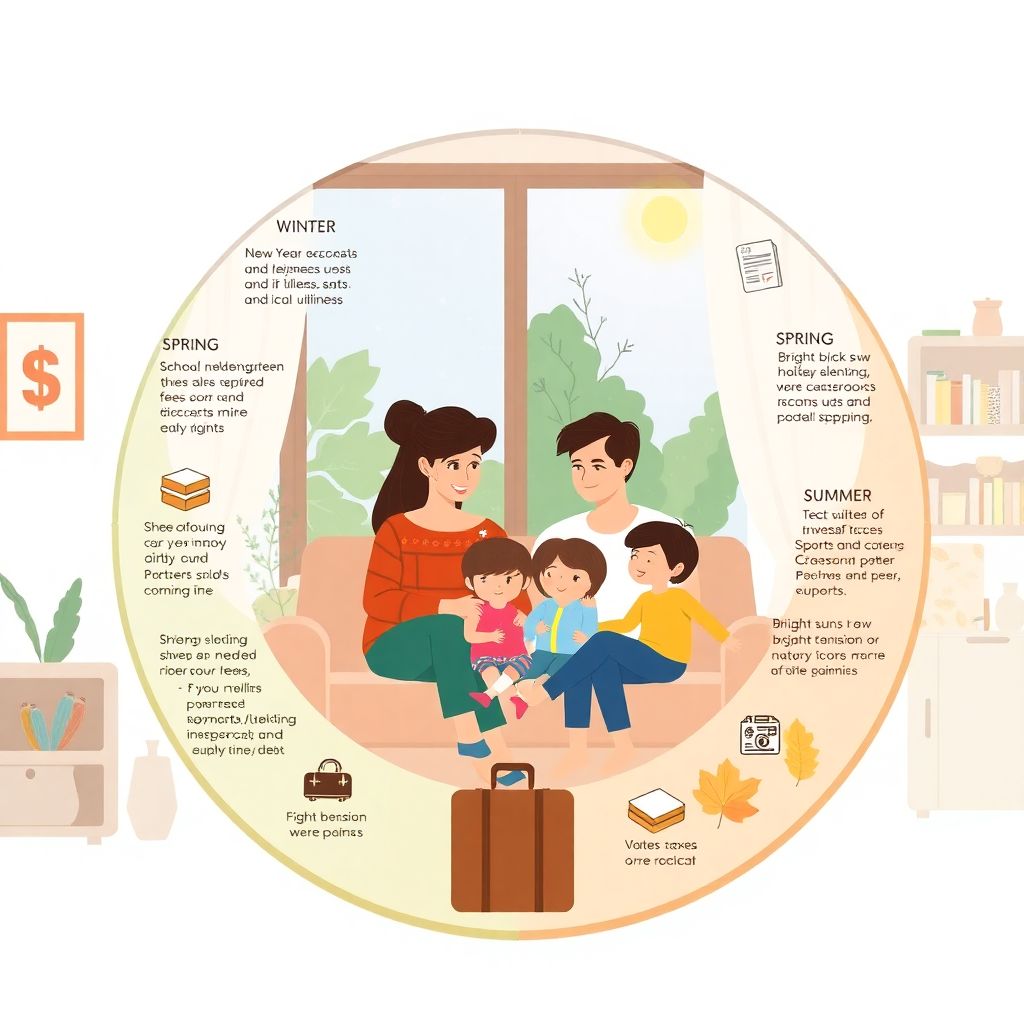 Как учитывать влияние сезонности на доходах семьи и планировать бюджет