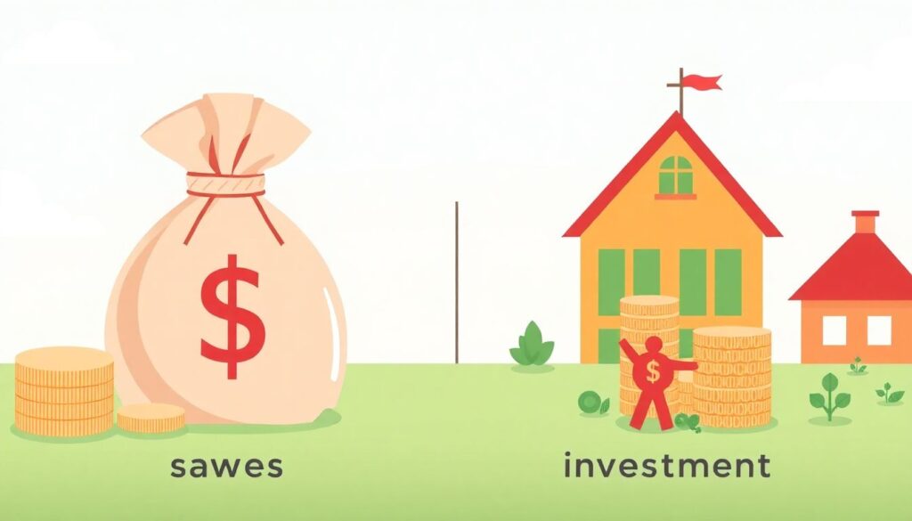 Как найти баланс между сбережениями и инвестициями - иллюстрация